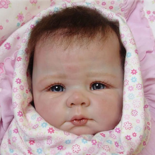 "17'' Real Lifelike Lisa Reborn Baby Doll Girl Toy "
