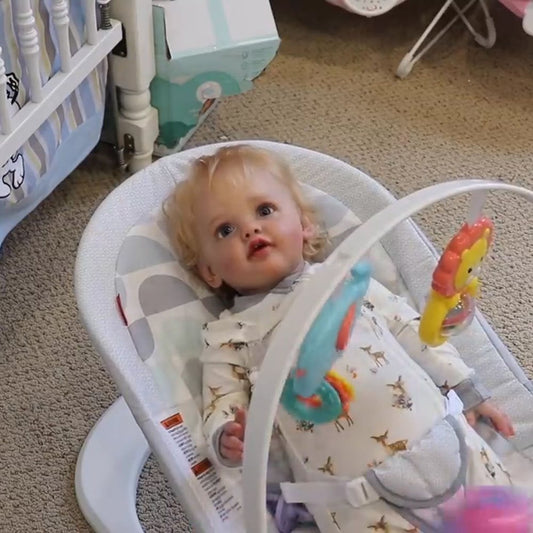 17'' Lifelike Cute Lucas Reborn Baby Dolls-best Gift