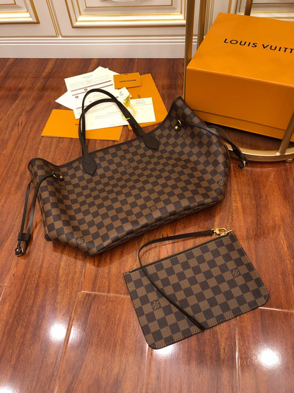 Louis Vuitton Ebene Monogram Leather Bag